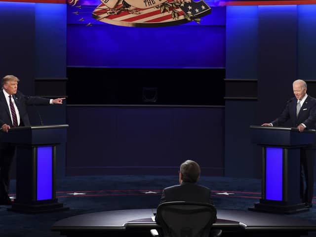 The first of three US presidential debates was chaotic (Getty Images)