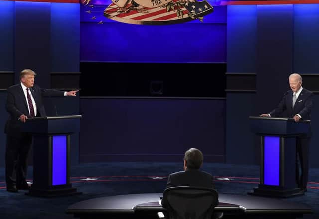 The first of three US presidential debates was chaotic (Getty Images)