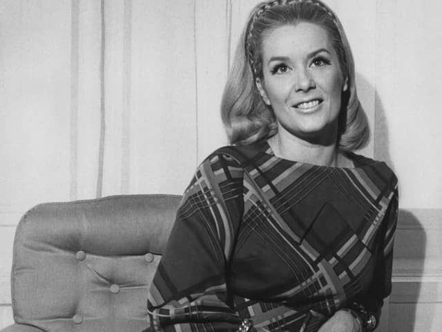 Sally Ann Howes pictured in London in 1968 ahead of the world premiere of Chitty Chitty Bang Bang
