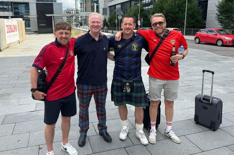 These fans bumped into Scotland legend Alex McLeish