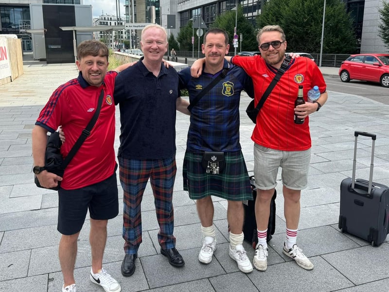 These fans bumped into Scotland legend Alex McLeish