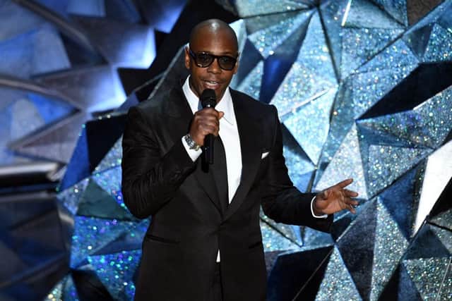 Comedian Dave Chappelle speaks onstage during the 90th Annual Academy Awards at the Dolby Theatre at Hollywood & Highland Center on March 4, 2018 in Hollywood, California.  (Photo by Kevin Winter/Getty Images)