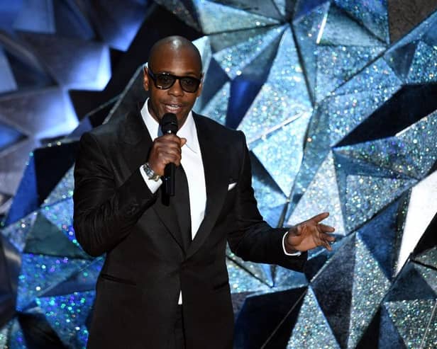 Comedian Dave Chappelle speaks onstage during the 90th Annual Academy Awards at the Dolby Theatre at Hollywood & Highland Center on March 4, 2018 in Hollywood, California.  (Photo by Kevin Winter/Getty Images)