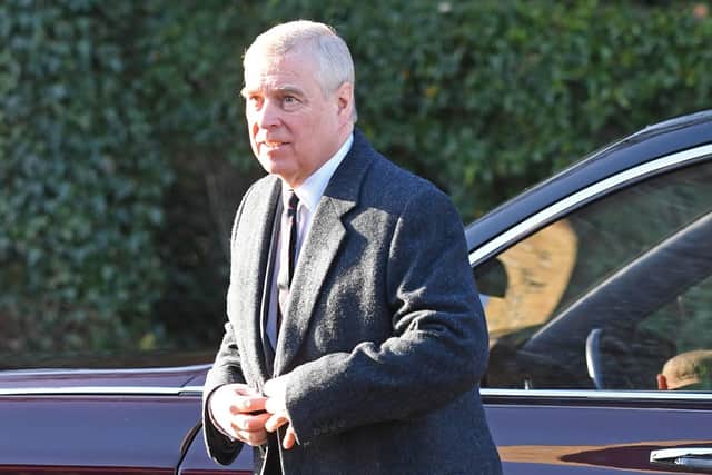 File photo dated 19/1/2020 of the Duke of York.