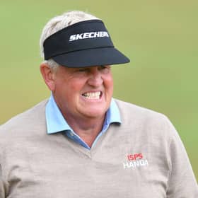 Colin Montgomerie during the third round of The Senior Open Presented by Rolex at Gleneagles. Picture: Mark Runnacles/Getty Images.