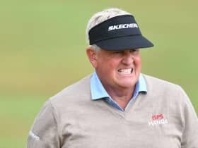 Colin Montgomerie during the third round of The Senior Open Presented by Rolex at Gleneagles. Picture: Mark Runnacles/Getty Images.