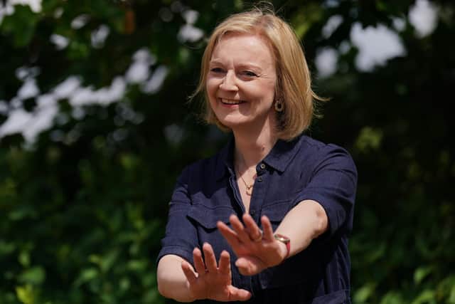 Foreign Secretary, Liz Truss speaks at a campaign event at Breckland Council