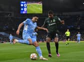 CJ Egan-Riley played the full 90 minutes of Man City's Champions League clash against Sporting CP a year ago.