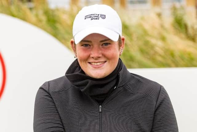 Stirling University's Lorna McClymont will be playing in the event for a second time. Picture: England Golf