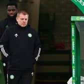 Celtic manager Neil Lennon prior to kick-off. Picture: SNS