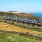 One of TransPennine Express' new Nova 1 trains on the Edinburgh-Newcastle route