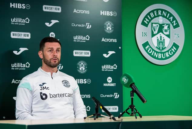 Hibs assistant boss Jamie McAllister believes Hibs are in a stronger place since that thrashing at Celtic Park.