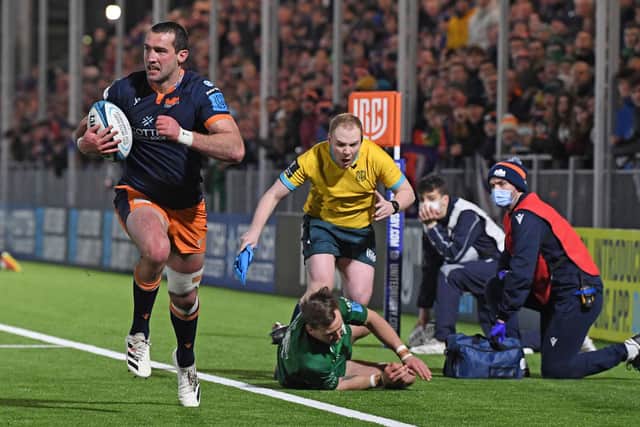 Edinburgh have not played at home since the win over Connacht on March 4. Henry Immelman is pictured. (Photo by Ross Parker / SNS Group)
