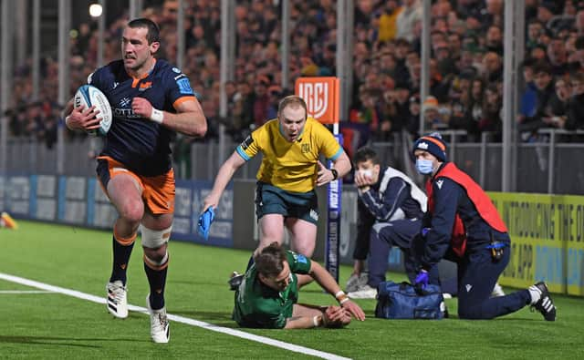 Edinburgh have not played at home since the win over Connacht on March 4. Henry Immelman is pictured. (Photo by Ross Parker / SNS Group)