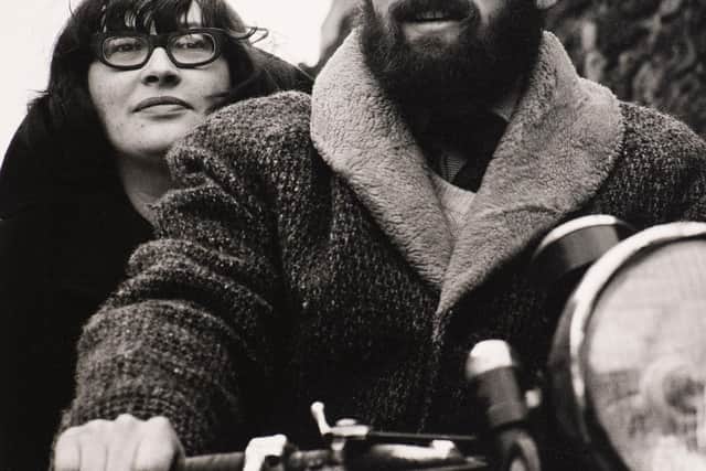 McKenzie never took the names of his sitters, inclding this couple on a motorbike. Untitled from Dundee: City in Transition, Impressions of the City. © The Joseph McKenzie Archive.