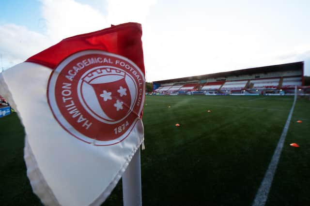 A covid outbreak at Hamilton has led to postponement of their fixture at Arbroath on Wednesday (Photo by Sammy Turner / SNS Group)