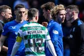 Celtic's Callum McGregor made his return from injury at Ibrox.