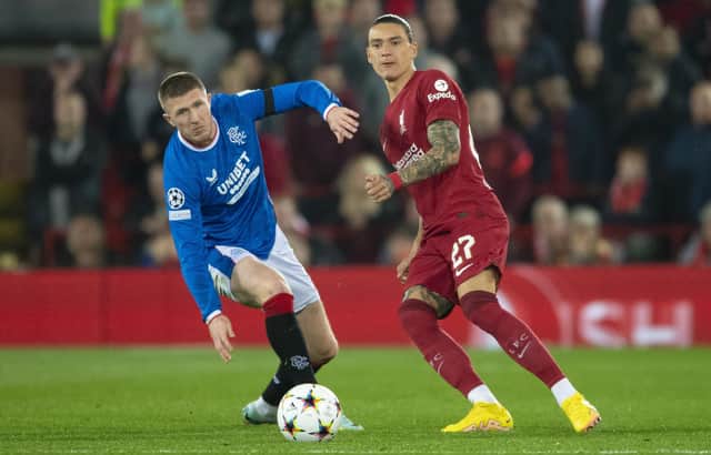 Rangers midfielder John Lundstram says Liverpool's danger men, such as Darwin Nunez, need to shut down.