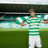 Jota is pictured during at Celtic Park after completing a permanent move from Benfica.  (Photo by Paul Devlin / SNS Group)