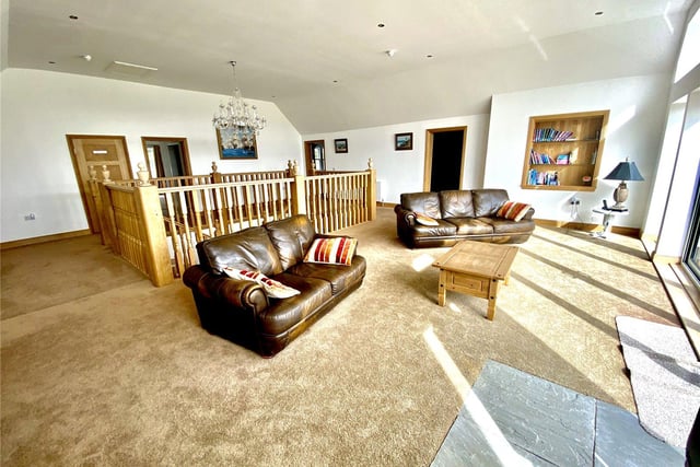 Galleried landing.