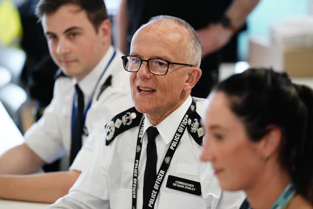 Metropolitan Police Commissioner Sir Mark Rowley. PIC: Jordan Pettitt/PA Wire