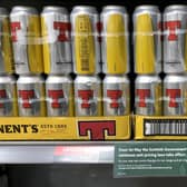 Tennent's lager for sale in an Edinburgh supermarket. Picture: Jane Barlow/PA Wire