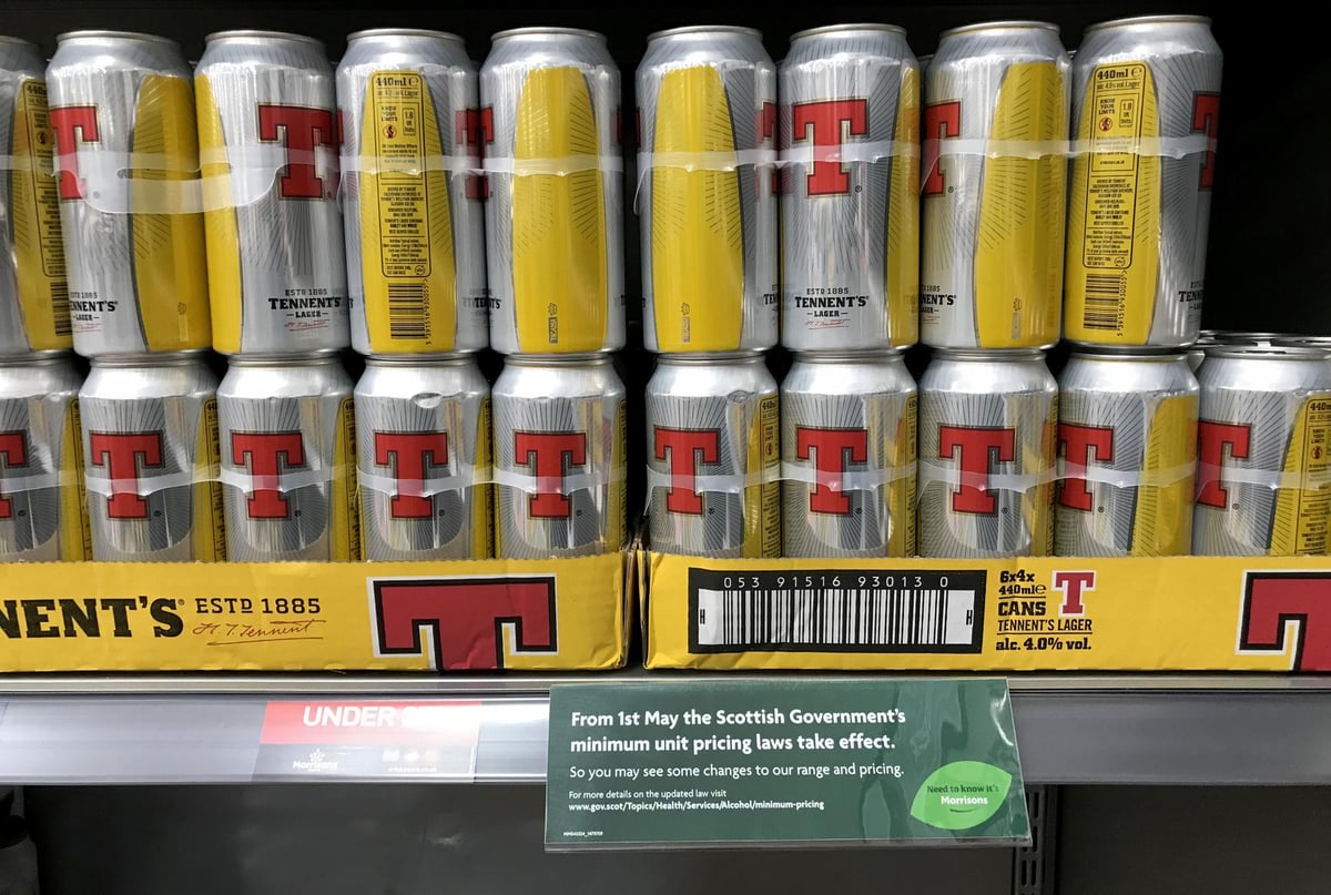 Scotland alcohol ban: Budweiser, Tennent's and Diageo call for restrictions to be axed in letter to Scottish Government