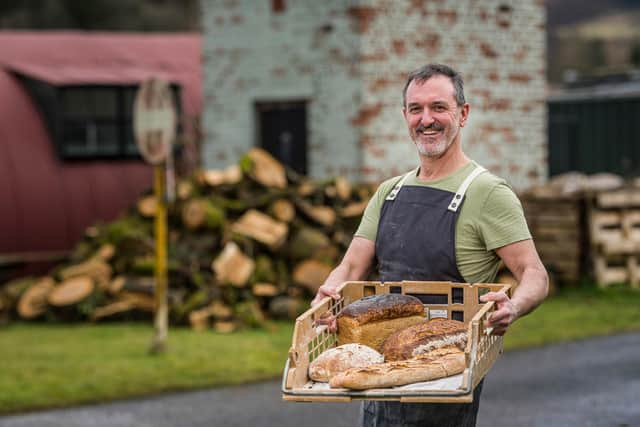 John Castley at Wild Hearth Bakery, Pic:Craig Stephen