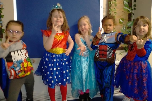 Parents and pupils really got involved at Butler's Hill and there were some brilliant outfits on display