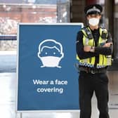 Police Scotland officers issued on-the-spot fines for breaches of strict coronavirus regulations. (Photo: Getty Images)