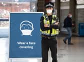 Police Scotland officers issued on-the-spot fines for breaches of strict coronavirus regulations. (Photo: Getty Images)