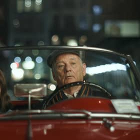 Rashida Jones and Bill Murray in On The Rocks