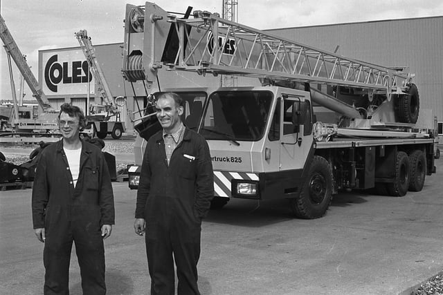 Coles Cranes 100th crane in September 1980. Did you work there?