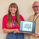 Next Steps Manager, Caitlin, and Teens+ Head of Service, Simon