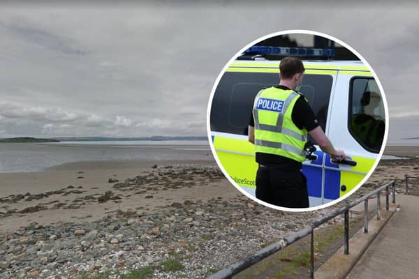 The clothes were found near the Boardwalk Beach Cafe in Silverknowes.