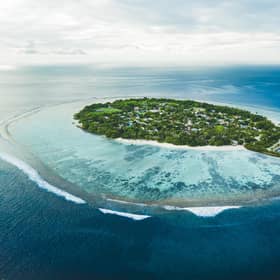 Kudafari island, next to Siyam World in the Maldives. Pic: ksham Abdul Gadhir/Siyam World/PA.