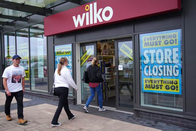One of the most notable failures last year was the administration of Wilko, which had operated 400 shops and employed some 12,000 workers.