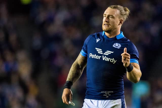 Scotland full-back Stuart Hogg has picked up an injury with the Six Nations less than four weeks away. (Photo by Ross Parker / SNS Group)