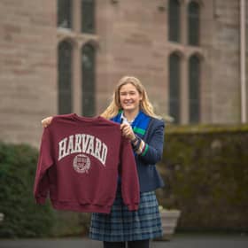 Charlotte Gilmour, a 17 year-old pupil from Strathallan School,  is heading to America this summer as she becomes the first student from the school to be recruited to the Harvard Women’s Rugby Team (Photo: Strathallan School).