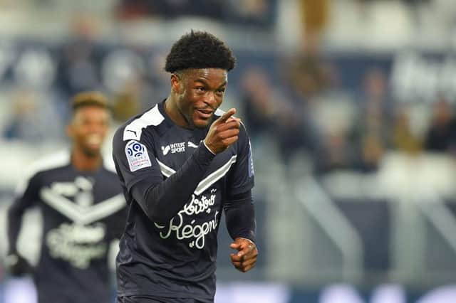 Bordeaux striker Josh Maja, who is reportedly on Rangers' radar a a possible replacement for Alfredo Morelos