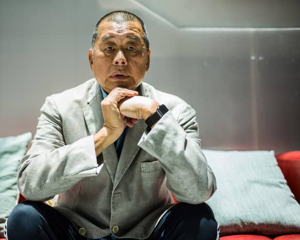 Media tycoon Jimmy Lai, pictured in June 2020. He was arrested two months later over his support for Hong Kong's pro-democracy protests (Picture: Anthony Wallace/AFP via Getty Images)