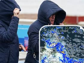Parts of Scotland could see snow on high ground over the next 24 hours, with weather warnings issued for high winds across the UK.