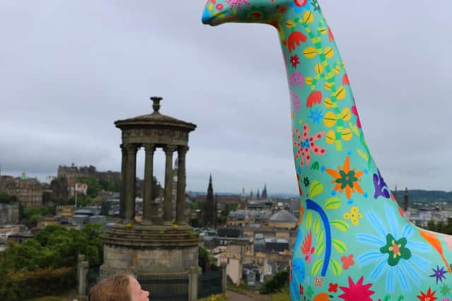 Colourful giraffe sculptures will take to the streets of the Capital next year.