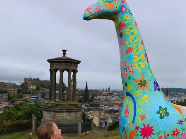 Colourful giraffe sculptures will take to the streets of the Capital next year.