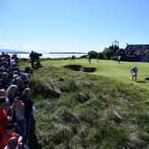 The new 17th hole at Royal Liverpool has been a big talking point in the build up to the 151st Open at the Hoylake venue. Picture: Paul Ellis/AFP via Getty Images.