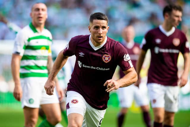 Conor Washington has left Hearts. Picture: SNS