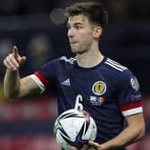 Kieran Tierney has returned to Arsenal action recently having last played on Scotland duty in March. (Photo by Ian MacNicol/Getty Images)