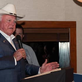 Texas agriculture department commissioner Sid Miller sent out a memo saying staff must dress 'in a manner consistent with their biological gender' (Picture: Suzanne Cordeiro/AFP via Getty Images)