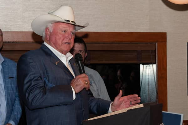 Texas agriculture department commissioner Sid Miller sent out a memo saying staff must dress 'in a manner consistent with their biological gender' (Picture: Suzanne Cordeiro/AFP via Getty Images)