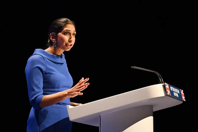 Home Secretary Suella Braverman wants British people to pick the UK's fruit (Picture: Leon Neal/Getty Images)